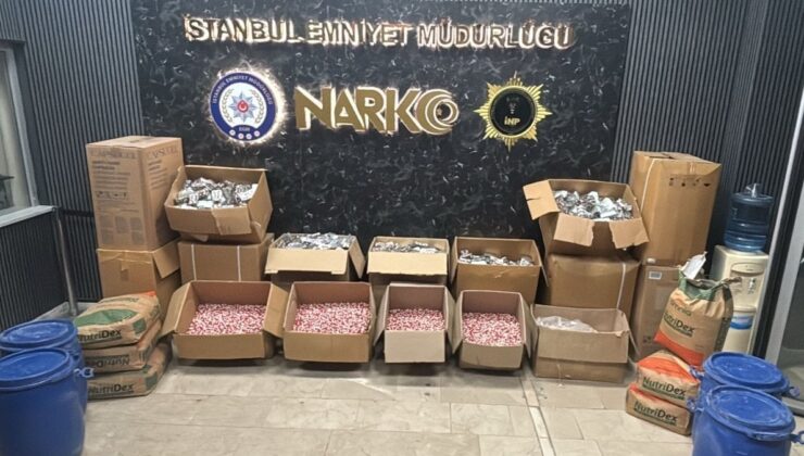 İstanbul’da uyuşturucu operasyonu: 200 milyon lira pahasında uyuşturucu hap ele geçirildi