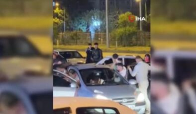 Karabük’te bir küme, trafikte taşkınlık çıkardı