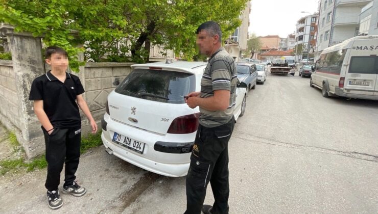 Karaman’da 13 yaşındaki şoför polisten kaçtı: Anneye 40 bin lira ceza