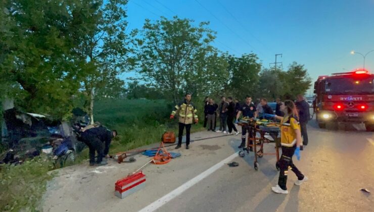 Karaman’da düğün konvoyunda feci kaza: 1 meyyit, 1 yaralı