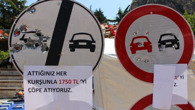 Magandaların amaç tahtası trafik levhaları: Yenileme bedeli 5 bin TL’yi buluyor