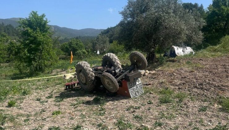 Manisa’da tarlasını sürerken traktörün altında kalarak can verdi