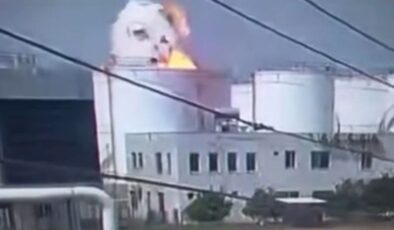 Mersin’de bir çalışanın hayatını kaybettiği patlama anı kamerada