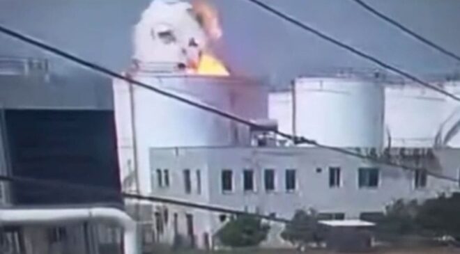 Mersin’de bir çalışanın hayatını kaybettiği patlama anı kamerada