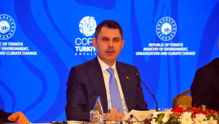 Murat Kurum: İklim değişikliği artık insanların gündelik hayatında değerli bir başlık