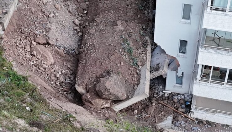 Nevşehir’de istinat duvarı çöktü: 10 daire tahliye edildi, anaokulu ve Kur’an kursu mühürlendi