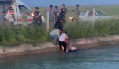 Şanlıurfa’da sulama kanalında boğulan iki kişi için suya giren yabancı asıllı şahıs hayatını kaybetti
