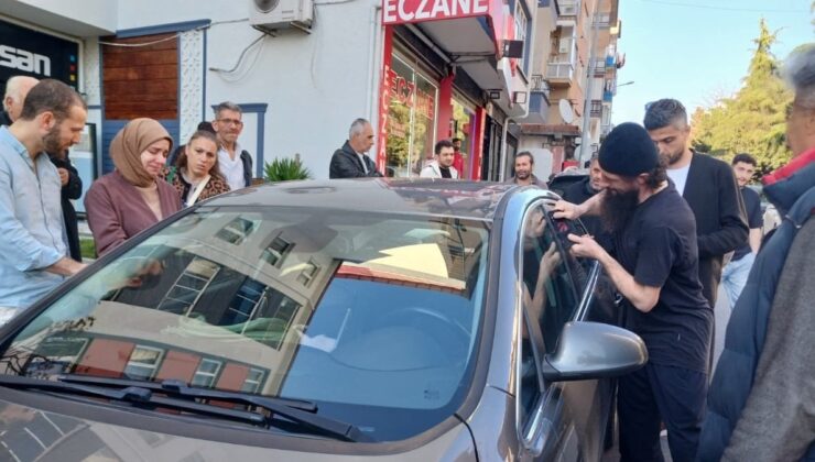 Trabzon’da yürekleri ağza getiren olay: 3 aylık bebek arabada mahsur kaldı