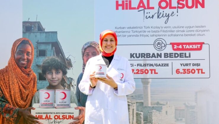 Türk Kızılay Kurban rahmetini yıl boyunca sofralara taşıyor