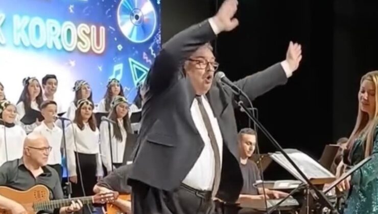 Zonguldak’ta sesi Barış Manço’ya benzeyen müdür, toplumsal medyaya damga vurdu